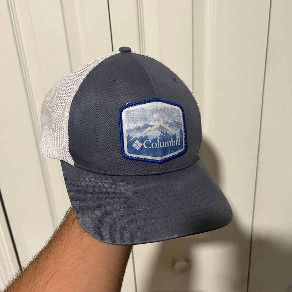 Columbia Blue and White Trucker Hat